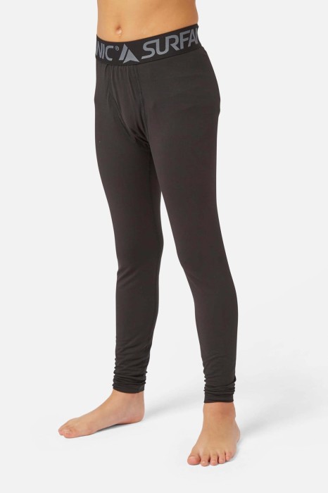 Legginsy termoaktywne chłopięce Surfanic CarbonDri SWX3603/020 - czarne