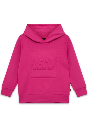 Bluza z kapturem dziewczęca LEGO z kieszenią kangurką 11010295/446 - różowa