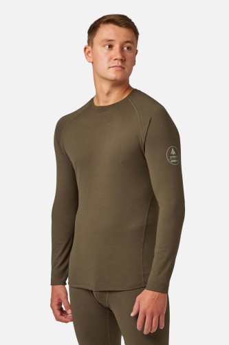 Koszulka termoaktywna męska Surfanic CarbonDri SWX1601/430 - khaki