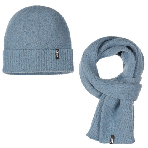 Komplet Unisex Zimowy Czapka i Szalik TUMBLE N DRY Błękitny