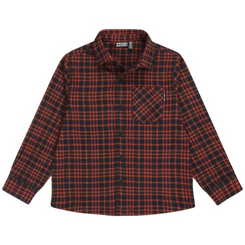 Koszula chłopięca Tumble'n Dry Burton 84/22620/17808/5170 - granatowa
