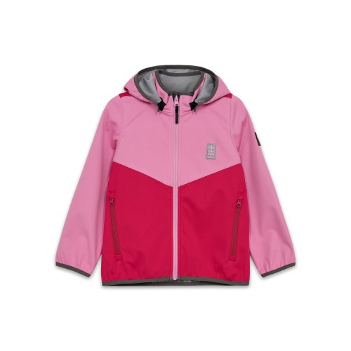 Kurtka softshell dziecięca LEGO z membraną 11010788/413 - różowa