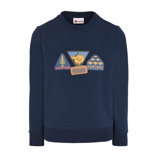 Bluza dziecięca LEGO z nadrukiem 11010320/590 - granatowa