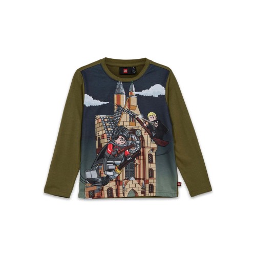 Koszulka longsleeve dziecięca LEGO Harry Potter 12011280/894 - zielona