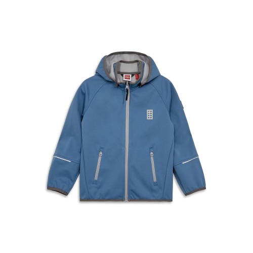 Kurtka softshell dziecięca LEGO wiatroodporna 11010390/5034 - niebieska