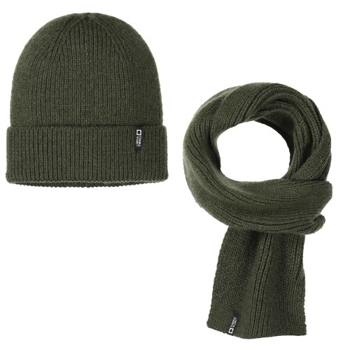 Komplet czapka i szalik chłopięcy Tumble'n Dry Beanie & Scarf Boys 84/31500/91291/6172 - zielony