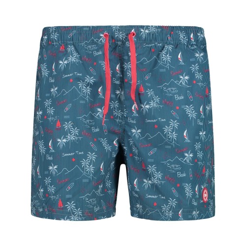 Szorty plażowe męskie CMP 34R9067/69ZR - niebieskie