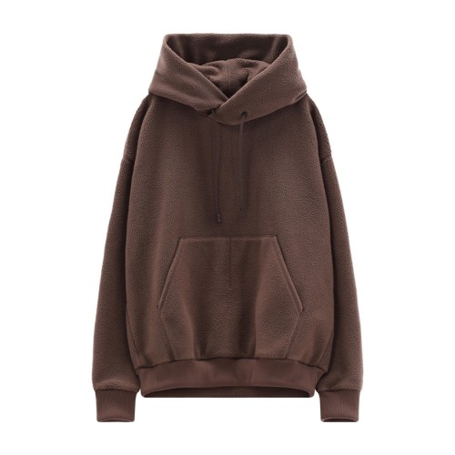 Bluza z kapturem męska CMP 35H4697/Q991 - brązowa