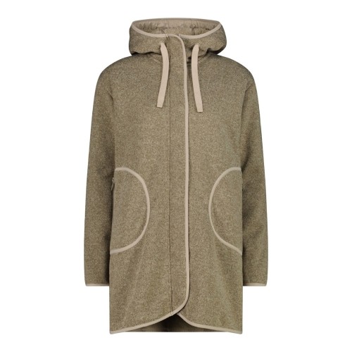 Parka damska CMP 36H2936/P233 - oliwkowa melanż