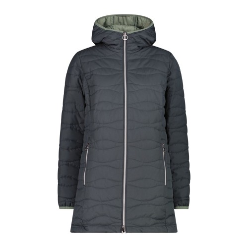 Parka zimowa damska CMP 36K2086/F902 - szara