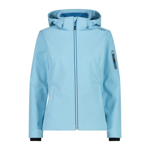 Kurtka softshell damska CMP 39A5006/L219 - turkusowa