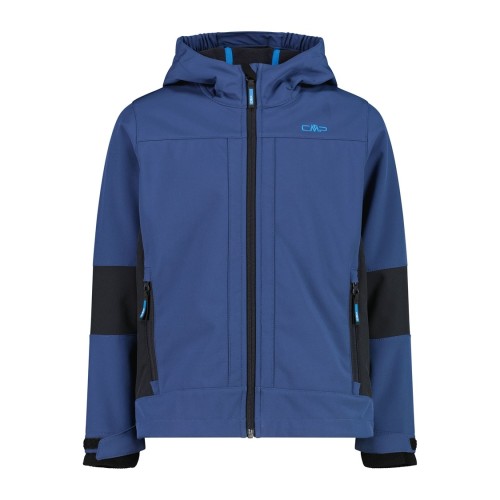 Kurtka softshell chłopięca CMP 3A00094/01LZ - niebieska