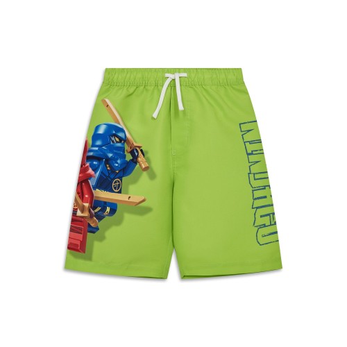 Spodenki kąpielowe chłopięce LEGO UPF 40+ 11011280/8006 - limonkowe