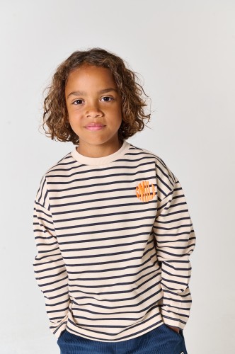 Koszulka z długim rękawem chłopięca Tumble'n Dry Chester 84/22186/17568/5170 - granatowa