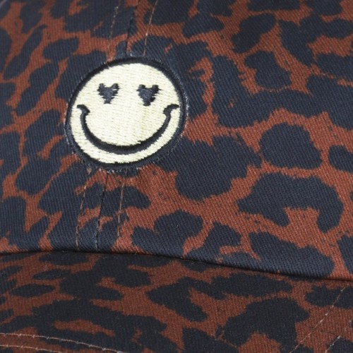 Czapka z daszkiem dziecięca Tumble'n Dry Leopard happy cap 84/21510/18530/8057 - brązowa