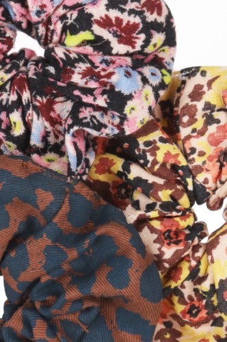 Frotki do włosów dziewczęce Tumble'n Dry Scrunchie 3-pak 84/21800/18767/5069 - wielokolorowe