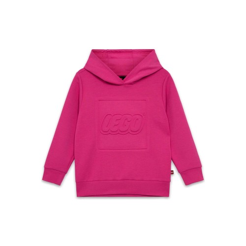 Bluza z kapturem dziewczęca LEGO z kieszenią kangurką 11010295/446 - różowa