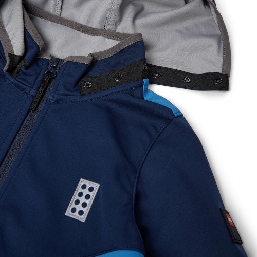 Kurtka dziecięca LEGO softshell 11010788/590 - granatowa