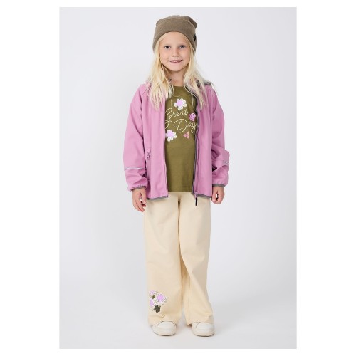 Kurtka softshell dziewczęca LEGO wiatroszczelna 11010390/694 - fioletowa