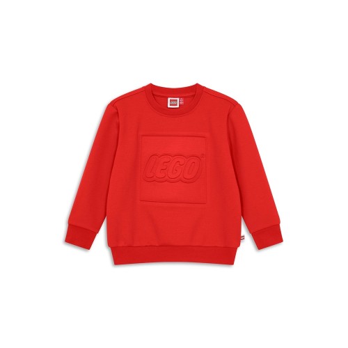 Bluza dziecięca LEGO z tłoczonym logo 11010067/349 - czerwona