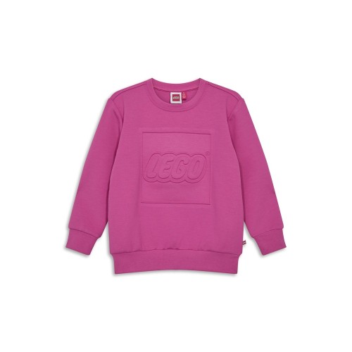 Bluza dziewczęca LEGO z tłoczonym logo 11010067/446 - różowa