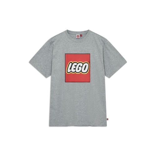 Koszulka męska LEGO z dużym logo 11011485/912 - szara