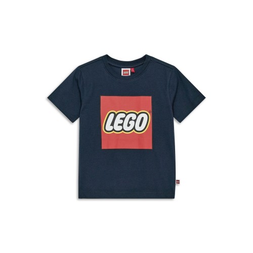 Koszulka dziecięca LEGO z dużym nadrukiem 12011363/590 - granatowa
