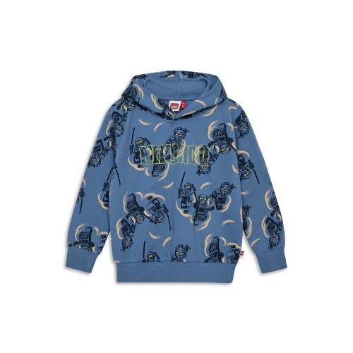 Bluza z kapturem chłopięca LEGO NINJAGO 11011349/5034 - niebieska