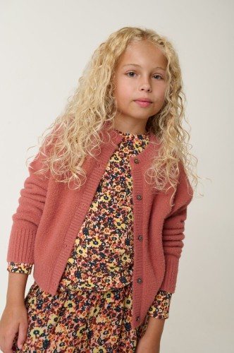 Kardigan dziewczęcy Tumble'n Dry Sourire Deux 84/21190/18009/4144 - różowy