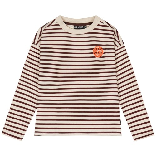 Koszulka z długim rękawem dziecięca Tumble'n Dry Concrete 84/22186/16448/3040 - bordowa
