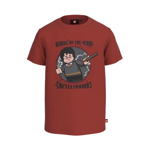 Koszulka dziecięca LEGO Harry Potter 12010785/352 - ceglasta