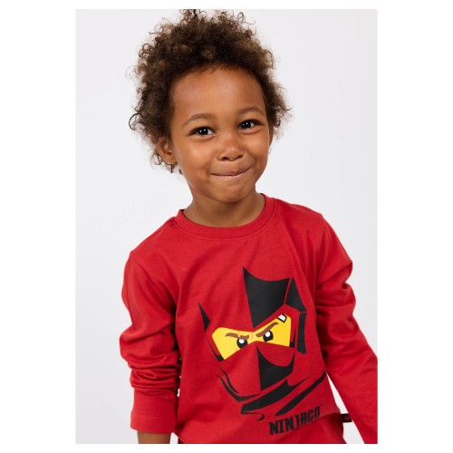 Koszulka longsleeve dziecięca LEGO NINJAGO KAI 12011296/370 - czerwony