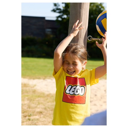 Koszulka dziecięca LEGO z dużym logo 12011363/207 - żółta