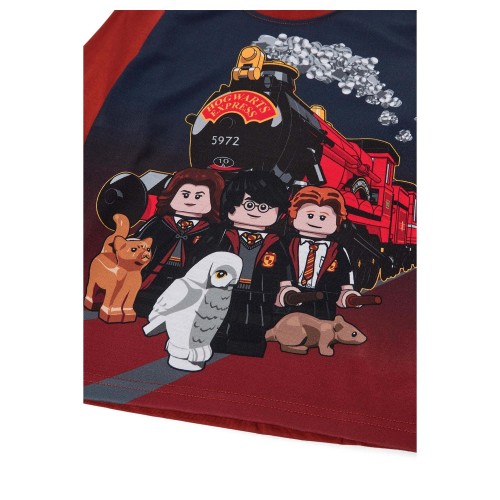 Koszulka LS dziecięca LEGO Harry Potter 12011280/352 - czerwona