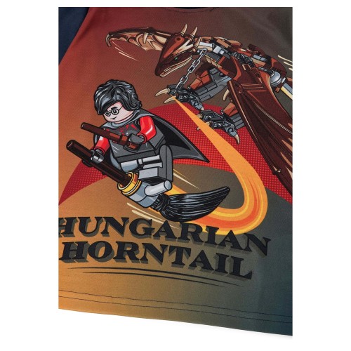 Koszulka longsleeve dziecięca LEGO Harry Potter 12011280/590 - granatowa
