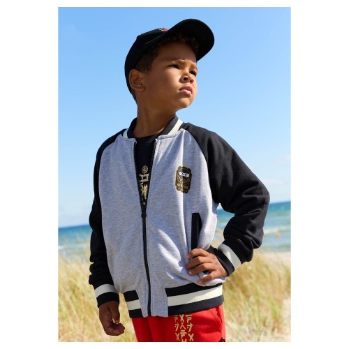 Bluza rozpinana chłopięca LEGO NINJAGO 11011382/912 - szara