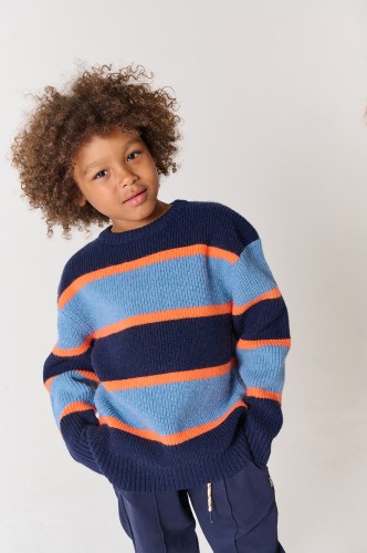 Sweter chłopięcy Tumble'n Dry Norwich 84/22640/17608/5069 - granatowy