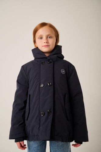 Kurtka Dziewczęca Zimowa TUMBLE N DRY Madison Granatowa